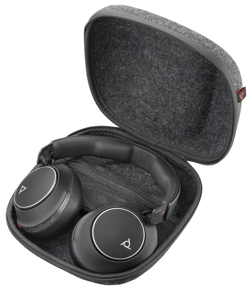 Poly Voyager Surround 80 UC Microsoft Teams Certified USB-C Headset +USB-C/A Adapter