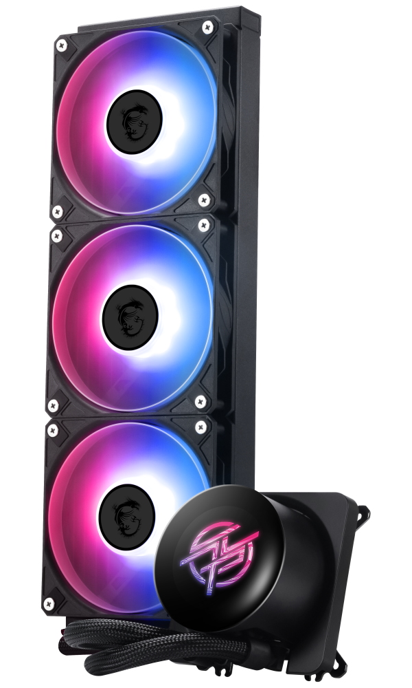 MSI vodní chladič CPU MPG CORELIQUID P13 360/ 3x 120mm ARGB fan/ 2,1" display