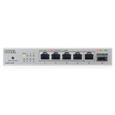 Zyxel XMG-105 5 Ports 2,5G + 1 SFP+ MultiGig unmanaged Desktop Switch