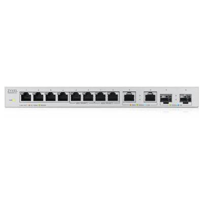 Zyxel XGS1010-12 v2, 12-Port Gigabit Unmanaged Switch with 8-Port 1G + 2-Port 2.5G + 2-Port SFP+