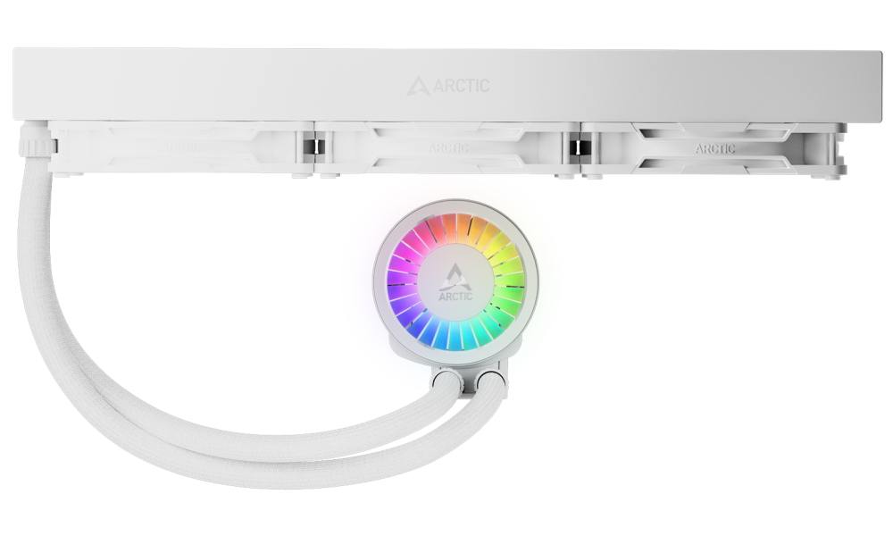 ARCTIC vodní chladič Liquid Freezer III Pro 420 ARGB bílý