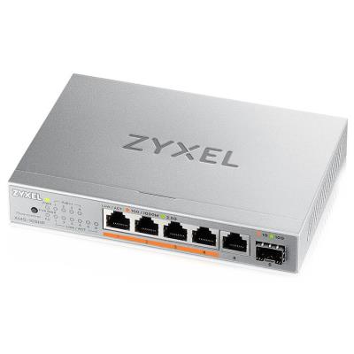 Zyxel XMG-105HP 5 Ports 2,5G + 1 SFP+, 4 ports 70W total PoE++ Desktop MultiGig unmanaged Switch