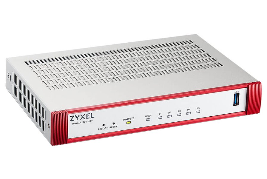 Zyxel USG FLEX 50 H, 5 Gigabit user-definable ports, 1*USB with 1 YR Entry Defense Pack