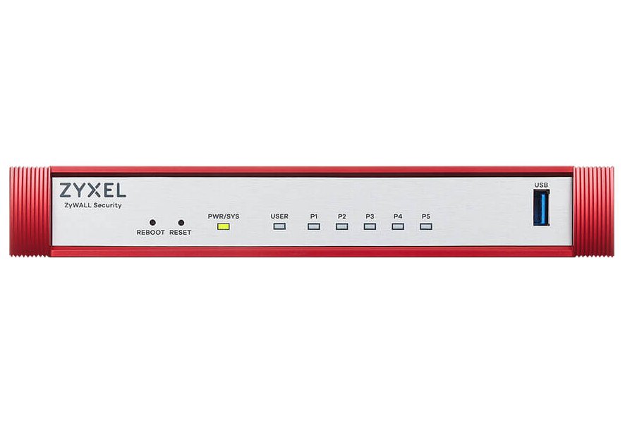 Zyxel USG FLEX 50 H, 5 Gigabit user-definable ports, 1*USB with 1 YR Gold Security Pack