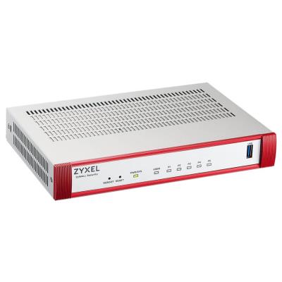 Zyxel USG FLEX 50 HP, 5 Gigabit user-definable ports, 1*1G PoE+, 1*USB with 1 YR Gold Security Pack