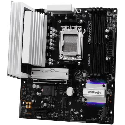 ASRock A620AM Pro RS WiFi / AMD A620A / AM5 / 4x DDR5 DIMM / 3x M.2 / HDMI / DP / USB-C / WiFi / mATX
