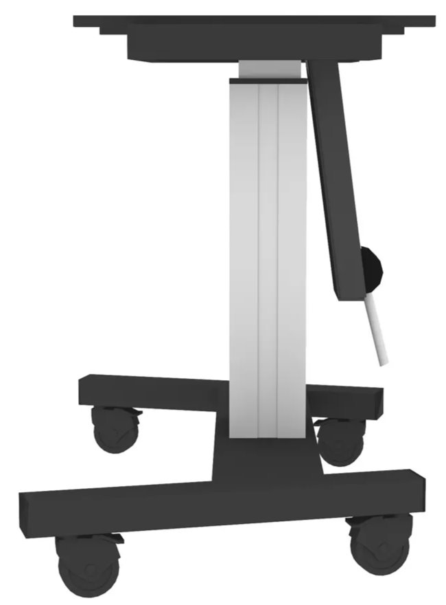 POŠKOZENÝ OBAL - Neomounts  PLASMA-M2500TSILVER / Motorised Mobile Floor Stand (90° tilt) - VESA 200x200 up to 800x600 / Silver