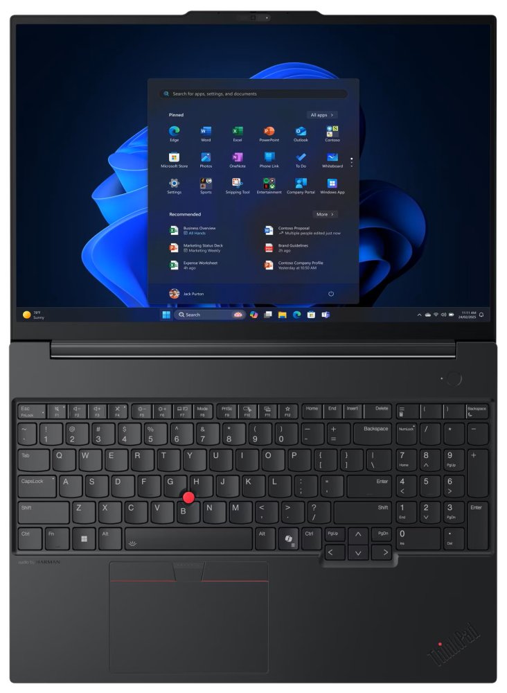 Lenovo E16 Gen 3/ Ryzen 7 250/ 16GB DDR5/ 512GB SSD/ Radeon™ Graphics/ 16"WUXGA,matný/ W11P/ černý