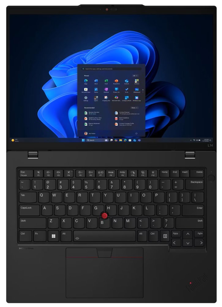 Lenovo L14 Gen 6/ Core Ultra 7 255U/ 32GB DDR5/ 1TB SSD/ Intel Graphics/ 14"WUXGA,matný/ W11P/ černý