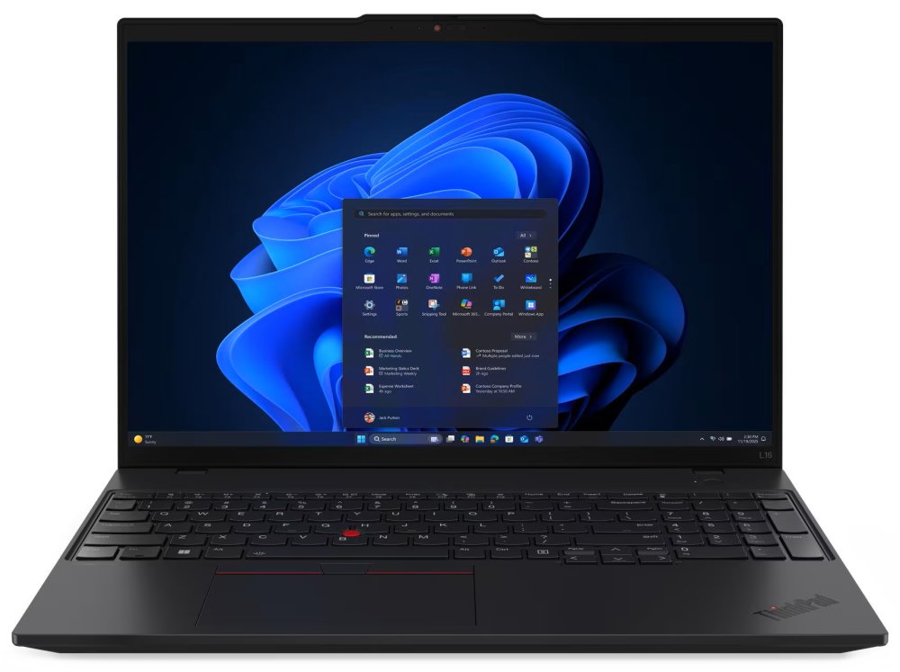 Lenovo L16 Gen 2/ Core Ultra 7 255U/ 32GB DDR5/ 1TB SSD/ Intel Graphics/ 16"WUXGA,matný/ W11P/ černý