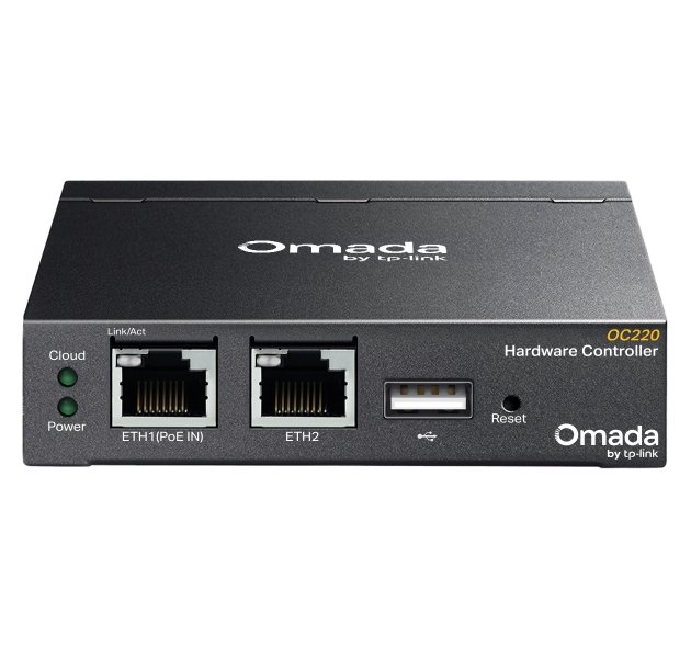 TP-Link OC220  Omada HW Controller, centralizovaný management pro 100 AP, PoE in, 2x GLAN
