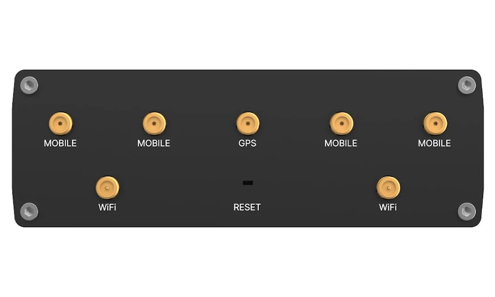 Teltonika RUTM55 průmyslový router, dual SIM + eSIM, 5G, 4x LAN,  serial RS232/485, WiFi 5