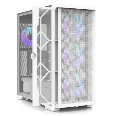 POŠKOZENÝ OBAL - Zalman skříň Z10 Duo / ATX / 4x120 mm ARGB fan / 2xUSB 3.0 / USB-C / tvrzené sklo / bílá