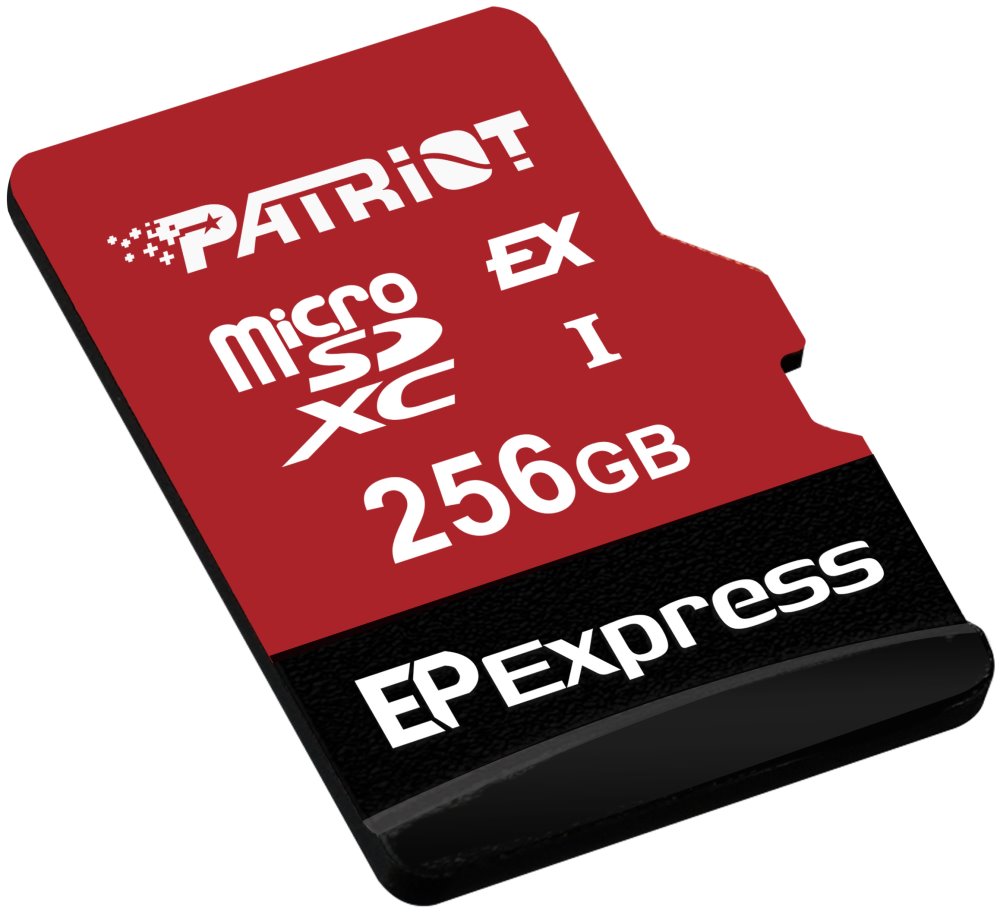 PATRIOT EP Express MicroSD Card 256GB / UHS-I / U3 / CL10 / R:800 / W:600MB/s / Vhodné pro Nintendo Switch 2