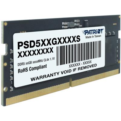 PATRIOT Signature Line 8GB DDR5 5600MT/s / SO-DIMM / CL46 / 1,1V