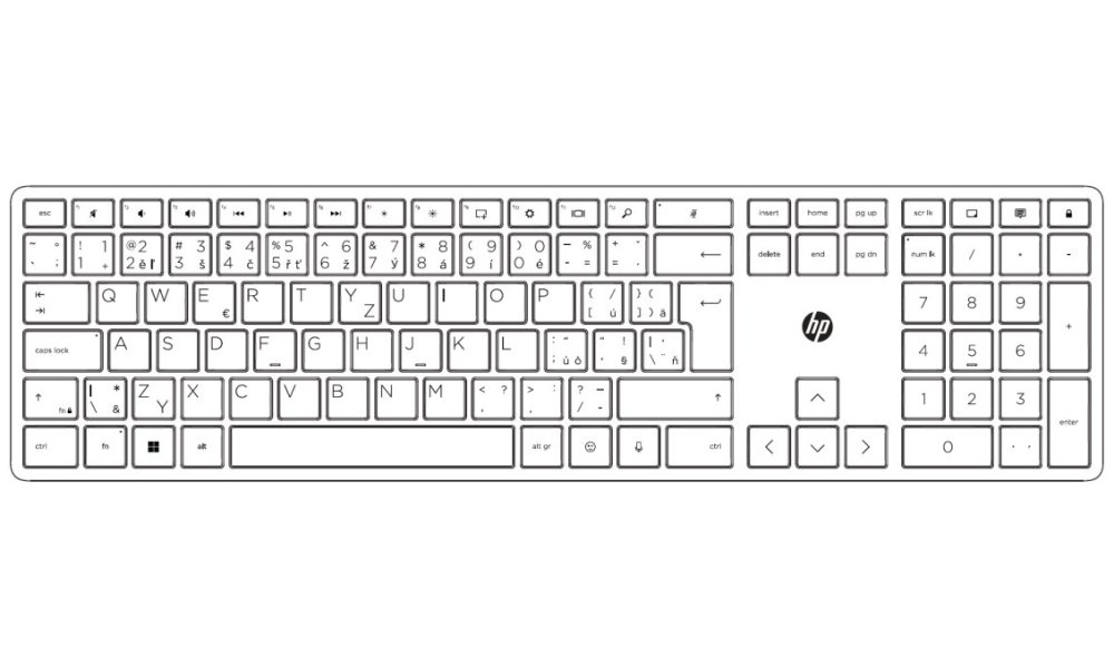 HP 655 Wireless Keyboard and Mouse Combo