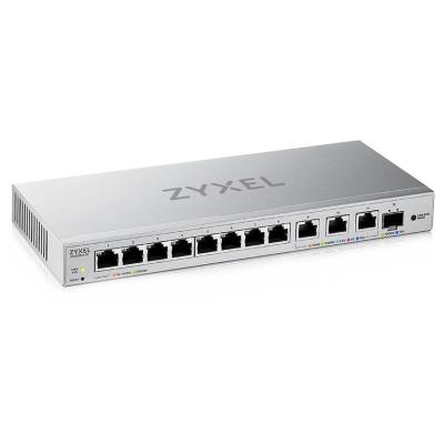 Zyxel XGS1250-12 v2, 12-Port Gigabit webmanaged Desktop Switch with 8 port 1G + 3-Port MultiGig 1/2.5/5/10G + 1-Port SFP