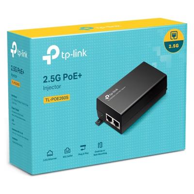 TP-Link POE260S 2,5 Gigabitový PoE injektor, 802.3af/at, 30W