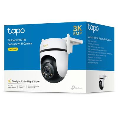 TP-Link Tapo C530WS - Venkovní Wi-Fi kamera s rozlišením 3K, rotace a sledování pohybu 360°, noční vidění, 1x LAN, IP66