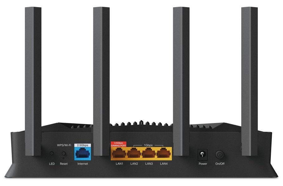 TP-Link Archer GE230 BE3600 Herní router, 2x 2,5G WAN/LAN, 3x GLAN, USB 3.0, EasyMesh