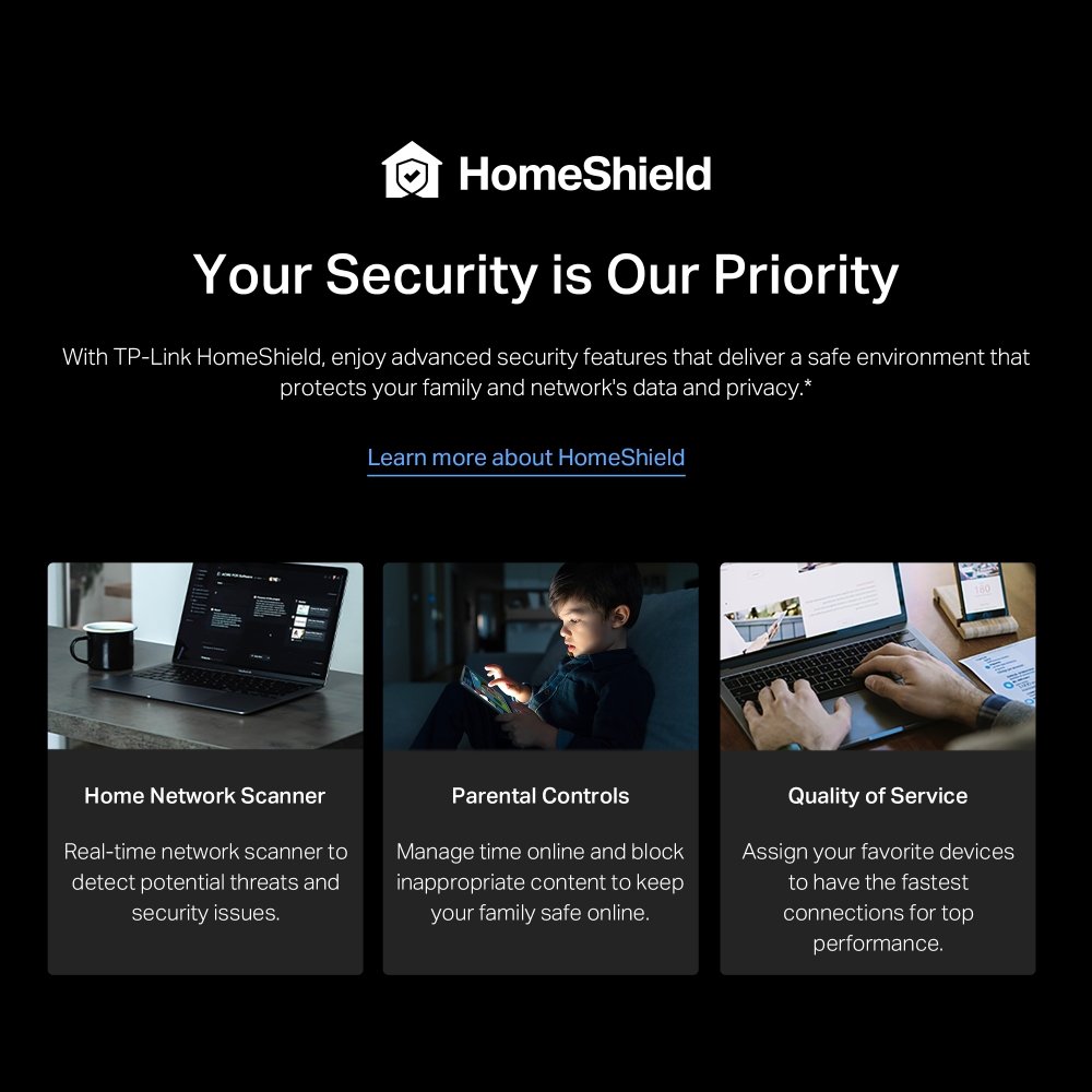 TP-Link Archer BE230 BE3600 WiFi 7 router, 1x GWAN, 4x GLAN, EasyMesh