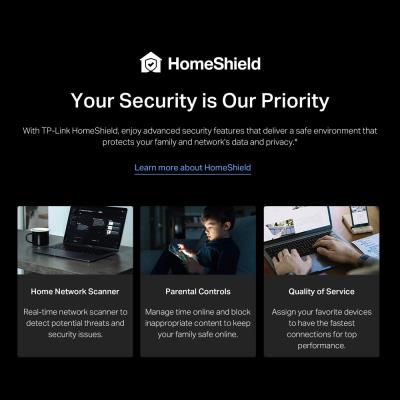 TP-Link Archer BE230 BE3600 WiFi 7 router, 1x GWAN, 4x GLAN, EasyMesh