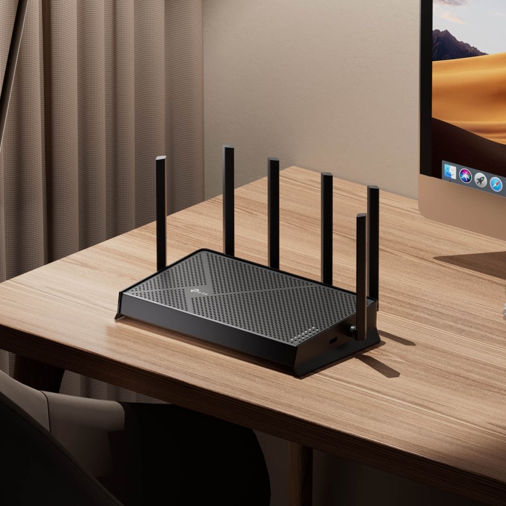 TP-Link Archer BE400 BE6500 WiFi 7 router, 2x 2,5GWAN/LAN, 3x GLAN, USB 3.0, EasyMesh