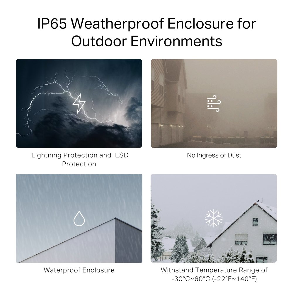 TP-Link Deco BE25 venkovní Mesh systém BE3600, WiFi 7, 688MBps na 2,4GHz, 2882 Mbps na 5GHz, 2x 2,5GLAN, 1ks v balení