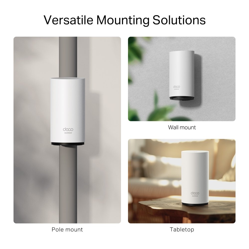 TP-Link Deco BE25 venkovní Mesh systém BE3600, WiFi 7, 688MBps na 2,4GHz, 2882 Mbps na 5GHz, 2x 2,5GLAN, 1ks v balení