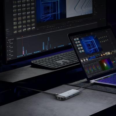 TP-Link UH6120C USB-C Hub na 1x USB-C, 1x HDMI 4K při 60Hz, 1x USB-C 100W PD, 2× USB-A, 1x GLAN