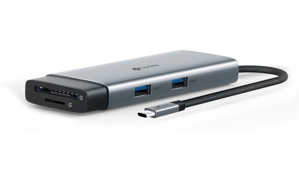 TP-Link UH7021C USB-C Hub na 1x HDMI 4K při 60Hz, 1x USB-C 100W PD, 3× USB-A, SD