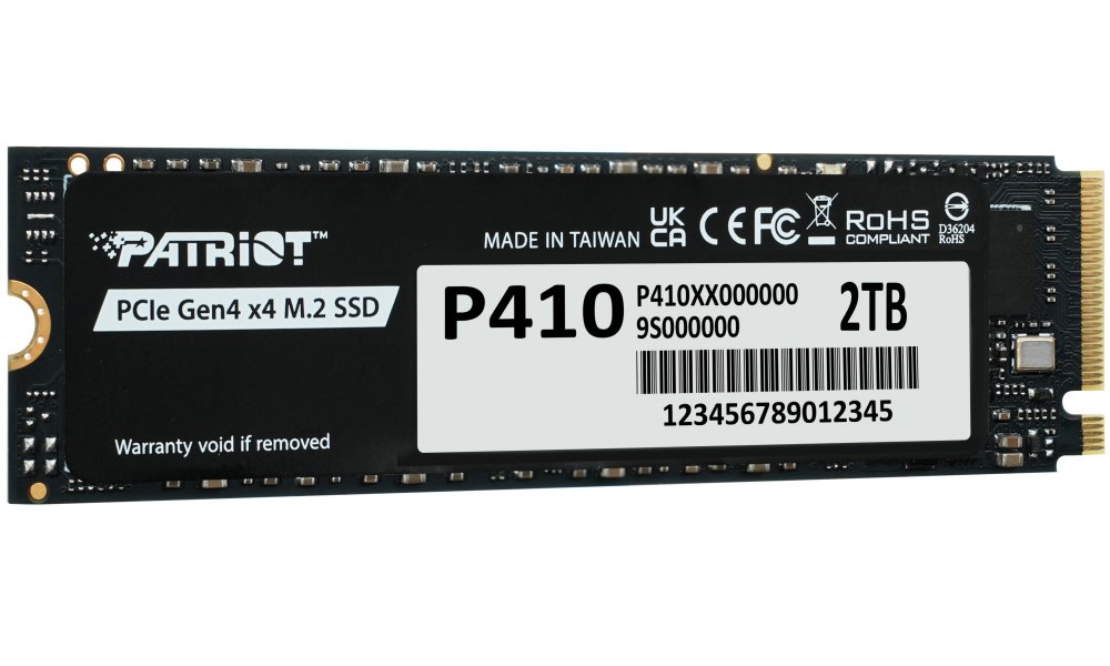 PATRIOT P410 2TB SSD / Interní / M.2 PCIe Gen4 x4 NVMe / 2280