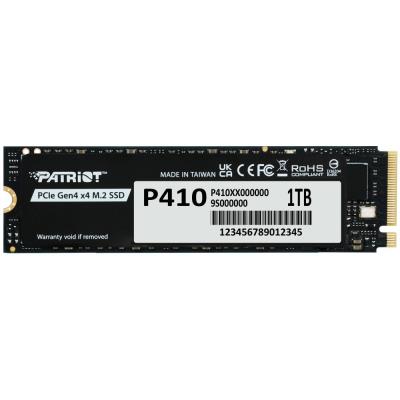 PATRIOT P410 1TB SSD / Interní / M.2 PCIe Gen4 x4 NVMe / 2280