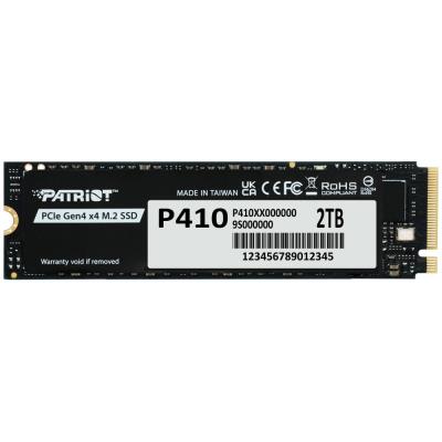 PATRIOT P410 2TB SSD / Interní / M.2 PCIe Gen4 x4 NVMe / 2280