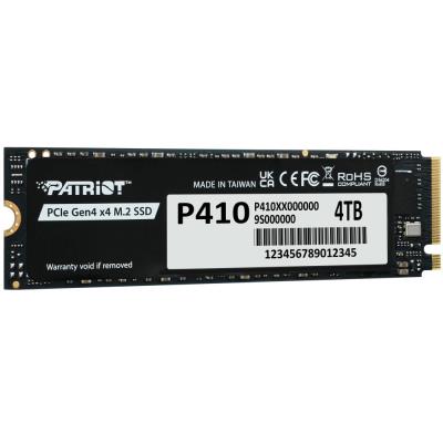 PATRIOT P410 4TB SSD / Interní / M.2 PCIe Gen4 x4 NVMe / 2280