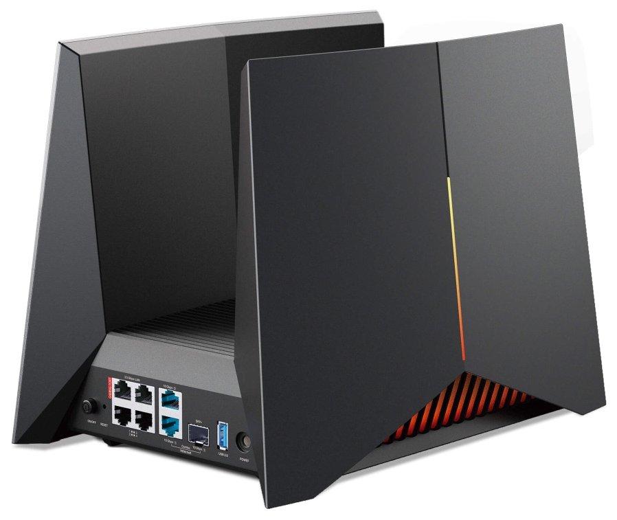 TP-Link Archer GE800 BE19000 WiFi 7 Herní router, 2x 10Gbit WAN/LAN RJ45/SFP+ Combo, 4x 2,5GLAN, USB 3.0, EasyMesh