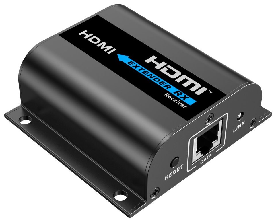 PremiumCord 4K@30Hz HDMI extender na 60m přes jeden kabel Cat6/6a/7, lokální HDMI výstup