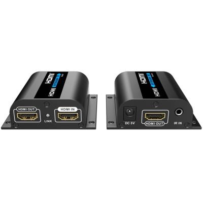 PremiumCord 4K@30Hz HDMI extender na 60m přes jeden kabel Cat6/6a/7, lokální HDMI výstup