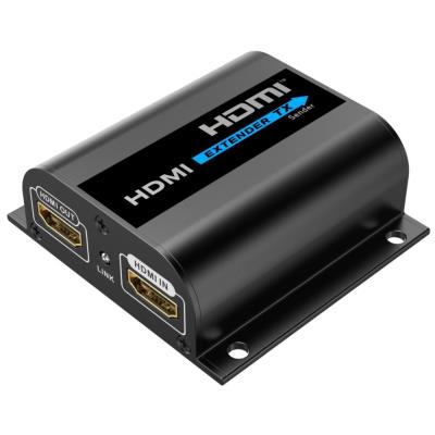 PremiumCord 4K@30Hz HDMI extender na 60m přes jeden kabel Cat6/6a/7, lokální HDMI výstup