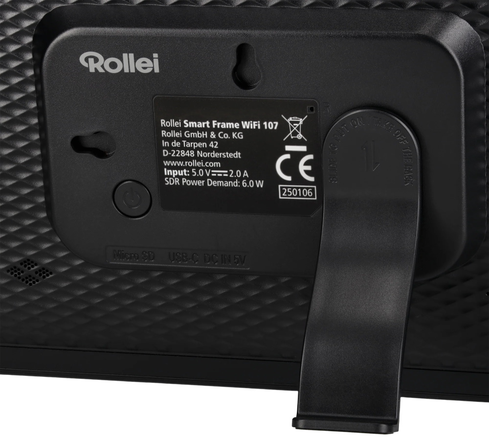 Rollei fotorámeček WiFi 107/ úhlopříčka 10.1"/ 32GB/ 2W/ Frameo APP/ Černý