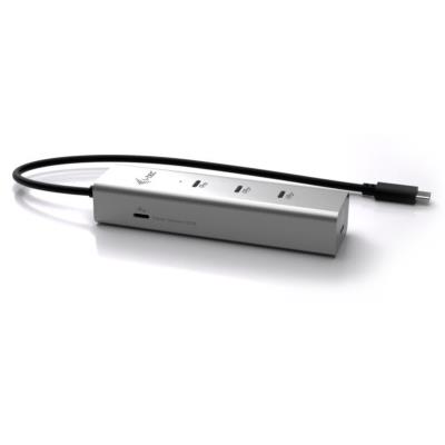 i-tec USB-C Charging Metal HUB 5port with USB-C video 8K, Power Delivery 85W