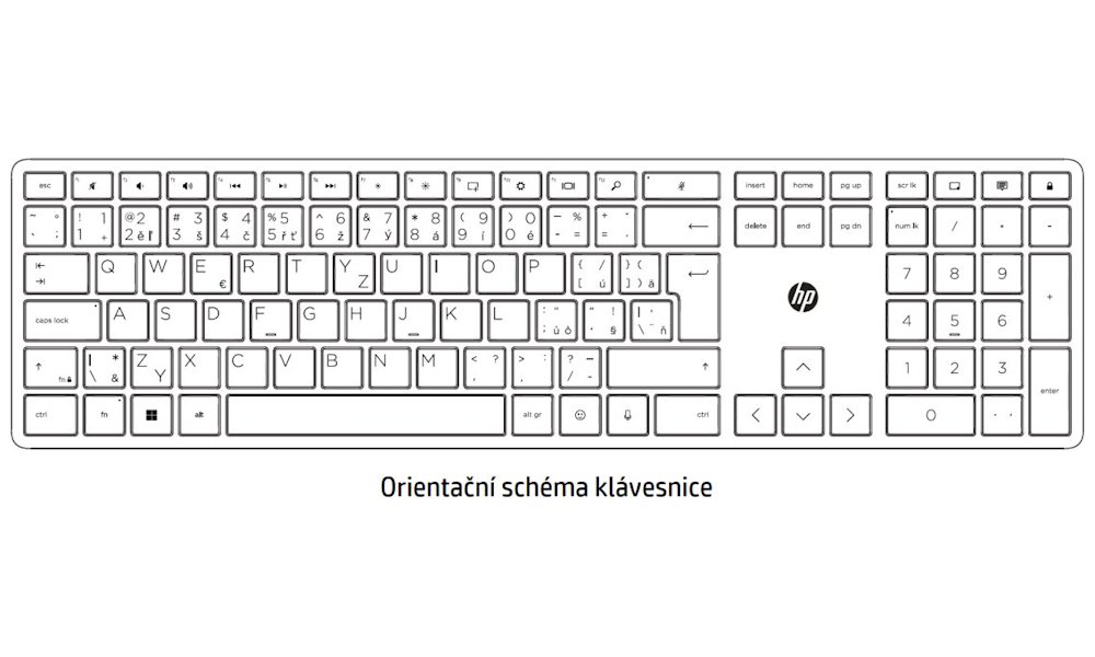 HP 720 Capacitor wireless keyboard