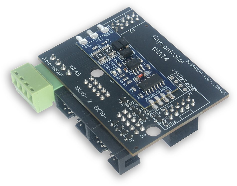 TINYCONTROL tHAT4 - rozšíření 2x IDC10 pro LAN ovladač LK3.9