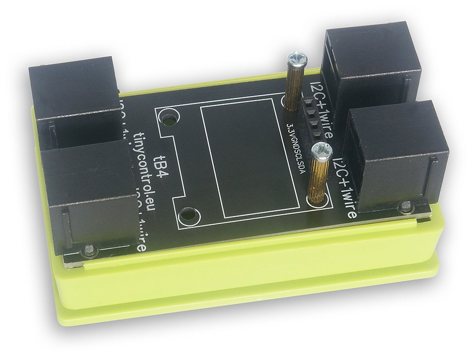 TINYCONTROL tB4 - rozšíření s 1-Wire, I2C, OLED pro LAN ovladač