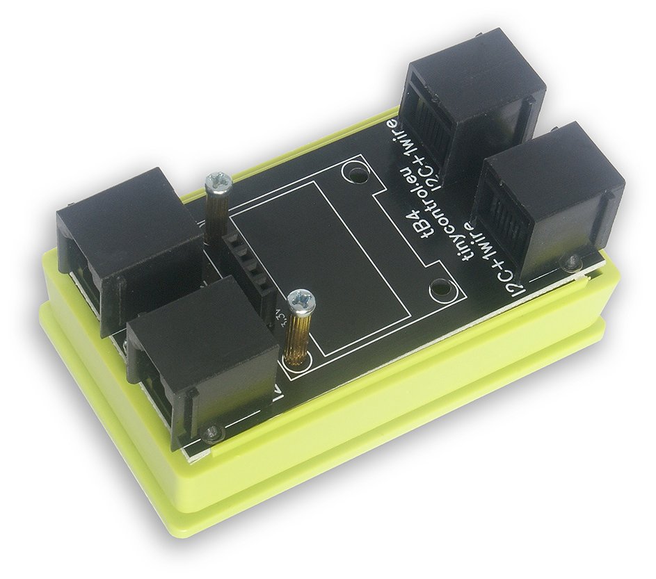 TINYCONTROL tB4 - rozšíření s 1-Wire, I2C, OLED pro LAN ovladač