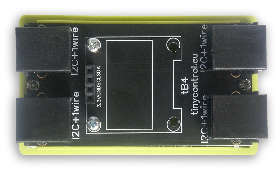 TINYCONTROL tB4 - rozšíření s 1-Wire, I2C, OLED pro LAN ovladač
