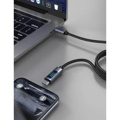 Swissten LCD kabel USB-C / USB-C 1,5m
