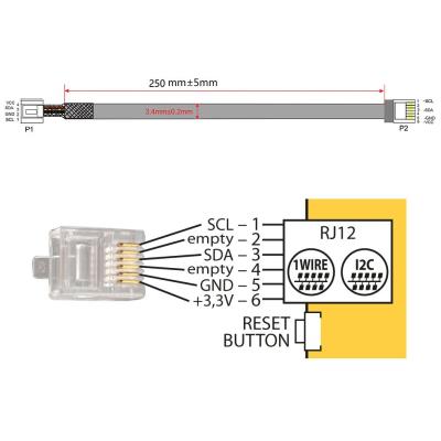 TINYCONTROL teplotní a vlhkostní čidlo AHT20 (AM2301B) pro LAN ovladač LK3 a LK4