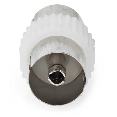 NEDIS satelitní/anténní adaptér/ IEC (koax) zásuvka - IEC (koax) zásuvka/ přímý/ 1 kus/ bílá/ BOX