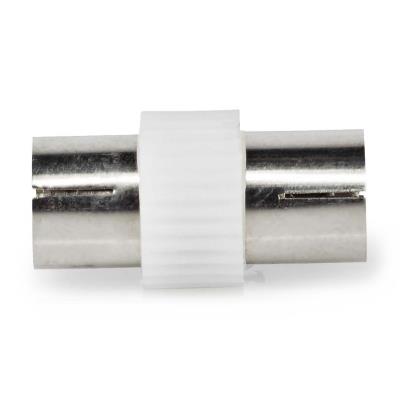 NEDIS satelitní/anténní adaptér/ IEC (koax) zásuvka - IEC (koax) zásuvka/ přímý/ 1 kus/ bílá/ BOX